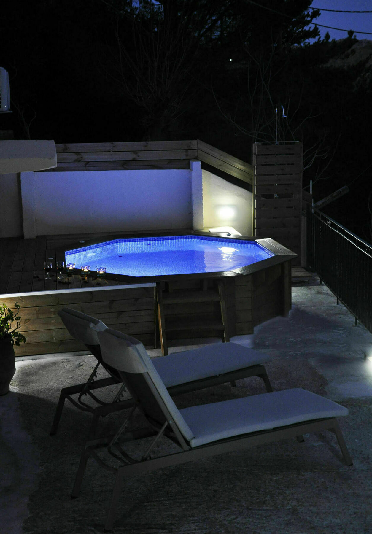 Villa Lakki Heated Round Pool Jacuzzi Lákkoi Zewnętrze zdjęcie